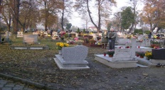 Msza na cmentarzu - 1 XI 2009